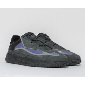 Adidas Niteball Men Athletic Shoes, Carbon/Violet/Silver, S24140, Size 8